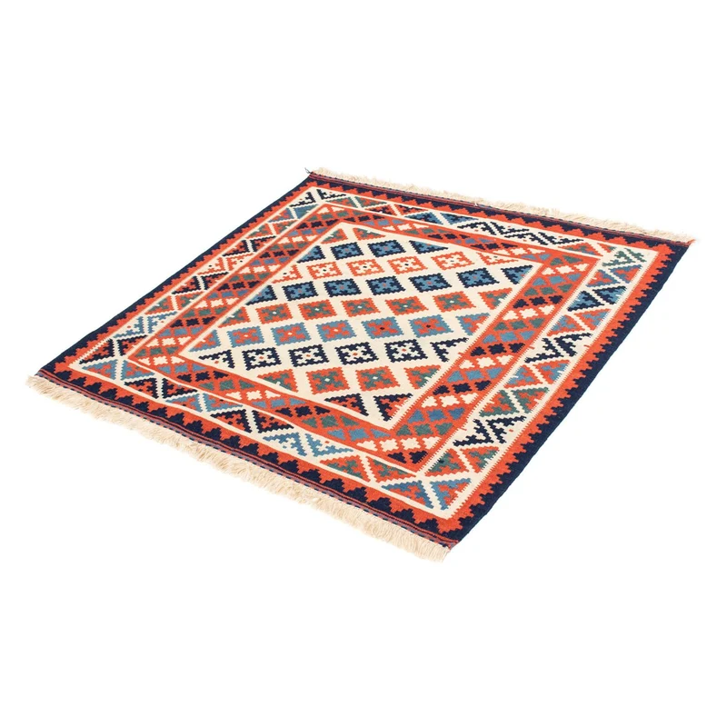 Kelim Teppich - Oriental 104 x 110 cm - rost