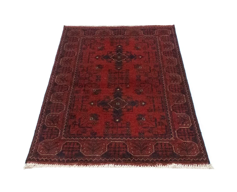 Afghan Teppich - Kunduz 77 x 120 cm - dunkelblau