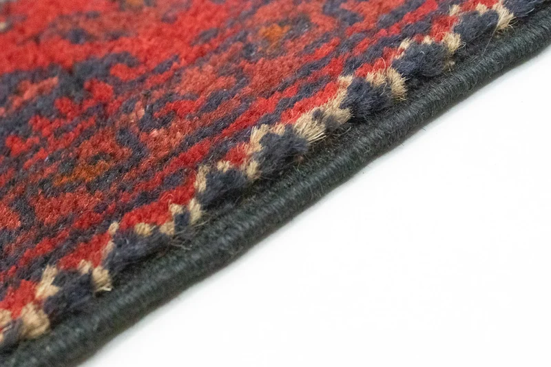 Afghan Teppich - Kunduz 75 x 123 cm - dunkelrot