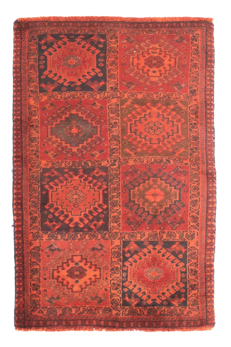 Orientteppich 60 x 100 cm - dunkelrot