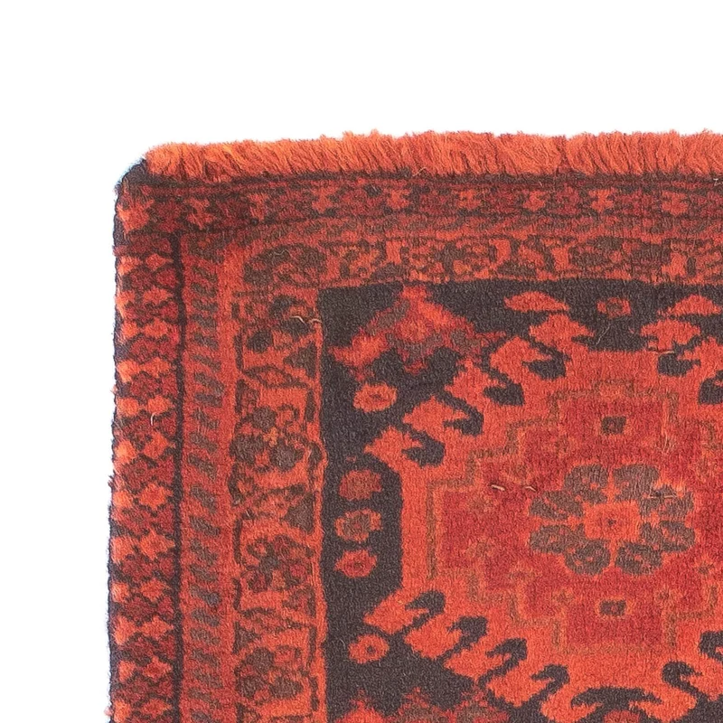 Orientteppich 60 x 100 cm - dunkelrot