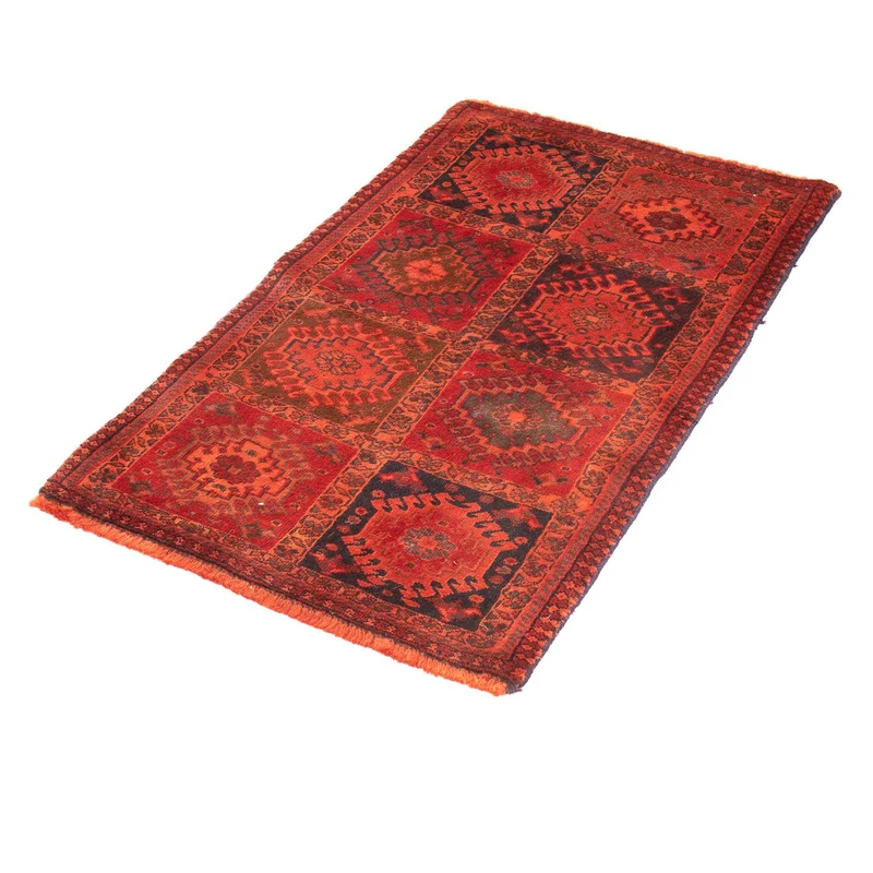 Orientteppich 60 x 100 cm - dunkelrot