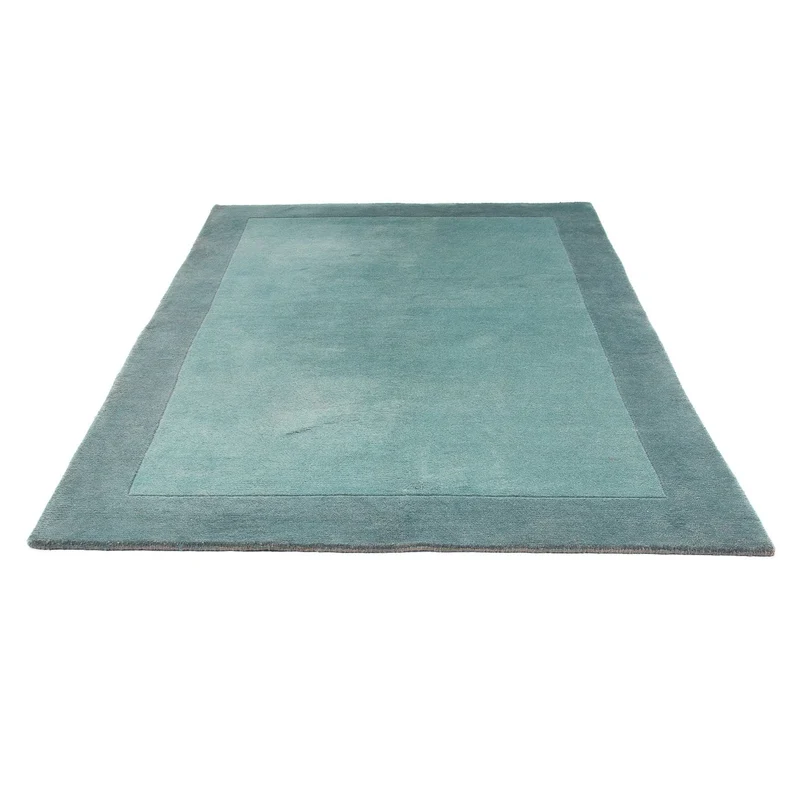 Nepal Teppich 160 x 225 cm - hellblau