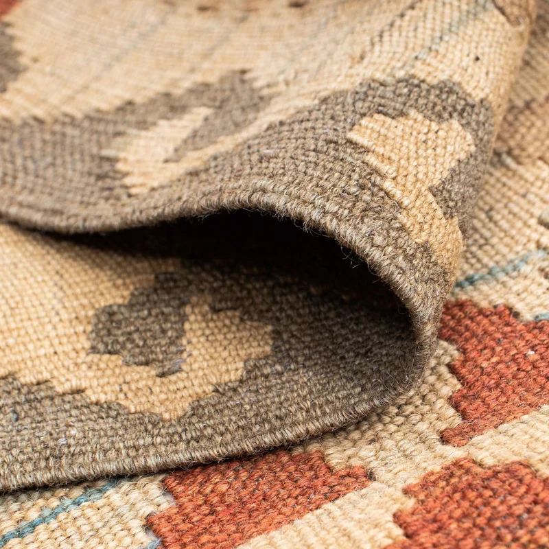 Kelim Teppich - Oriental 79 x 212 cm - hellbraun