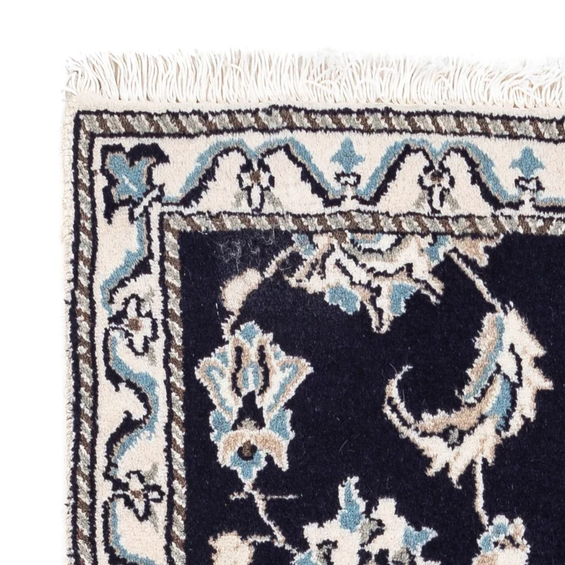 Perserteppich - Nain 66 x 142 cm - dunkelblau