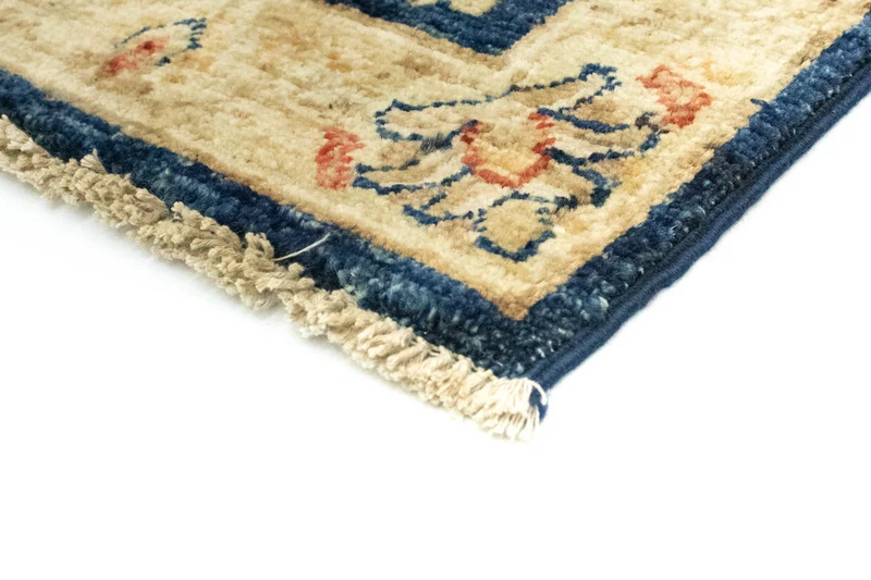Ziegler Teppich 52 x 98 cm - dunkelblau