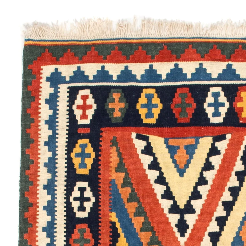 Kelim Teppich - Oriental 102 x 114 cm - rot