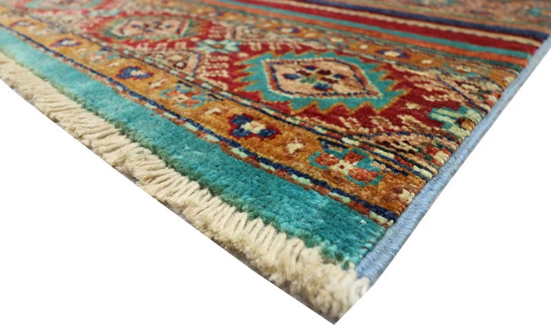 Ziegler Teppich 63 x 90 cm - mehrfarbig