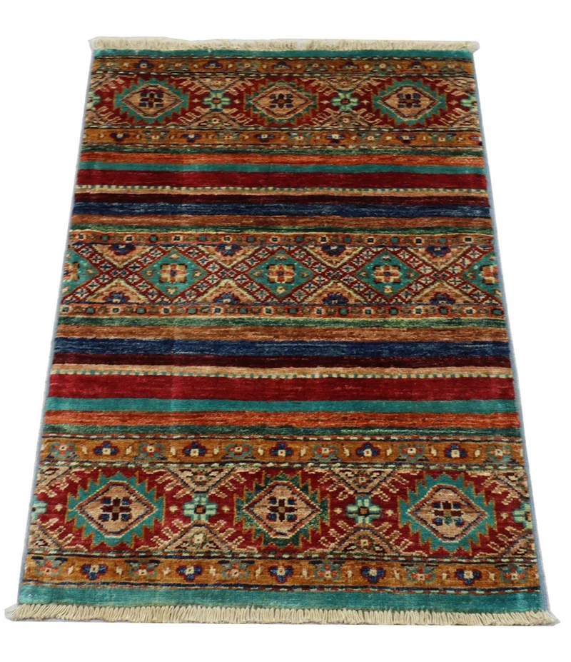 Ziegler Teppich 63 x 90 cm - mehrfarbig