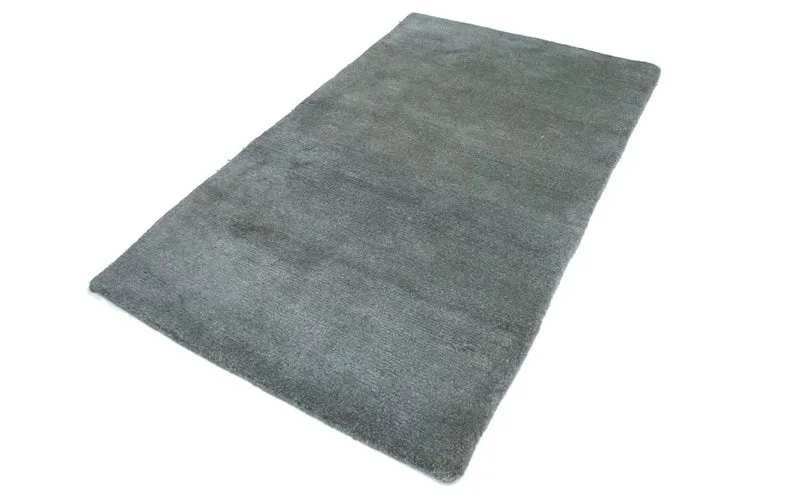 Nepal Teppich 91 x 157 cm - silber
