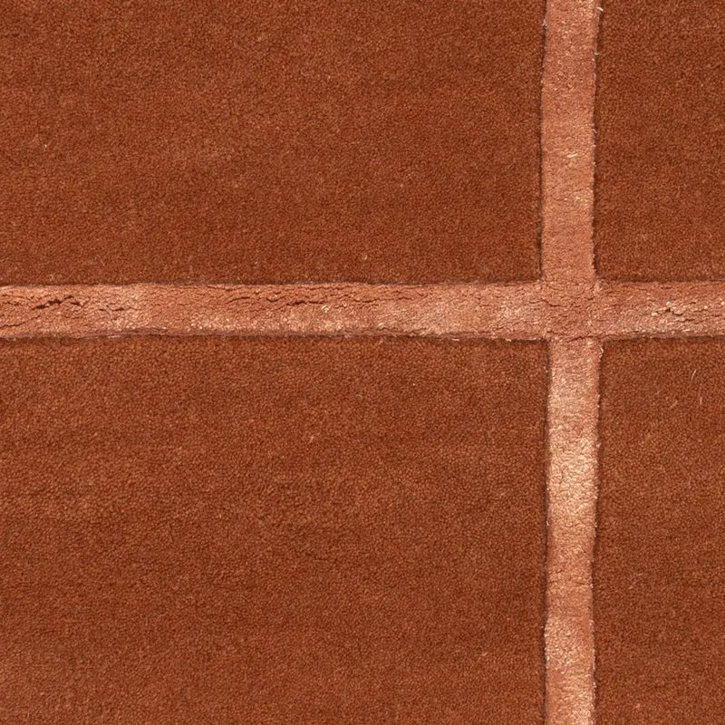 Wollteppich - 60 x 90 cm - braun