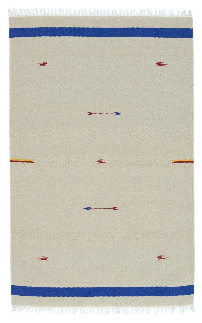 Kelim Teppich - Trendy 120 x 180 cm - beige