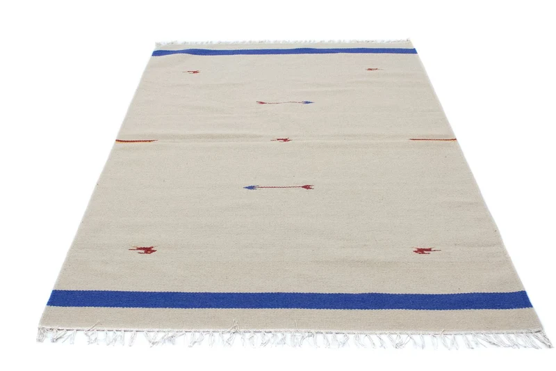 Kelim Teppich - Trendy 120 x 180 cm - beige