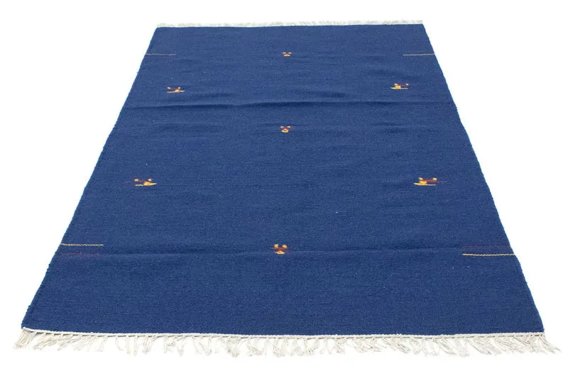 Kelim Teppich - Trendy 120 x 180 cm - blau
