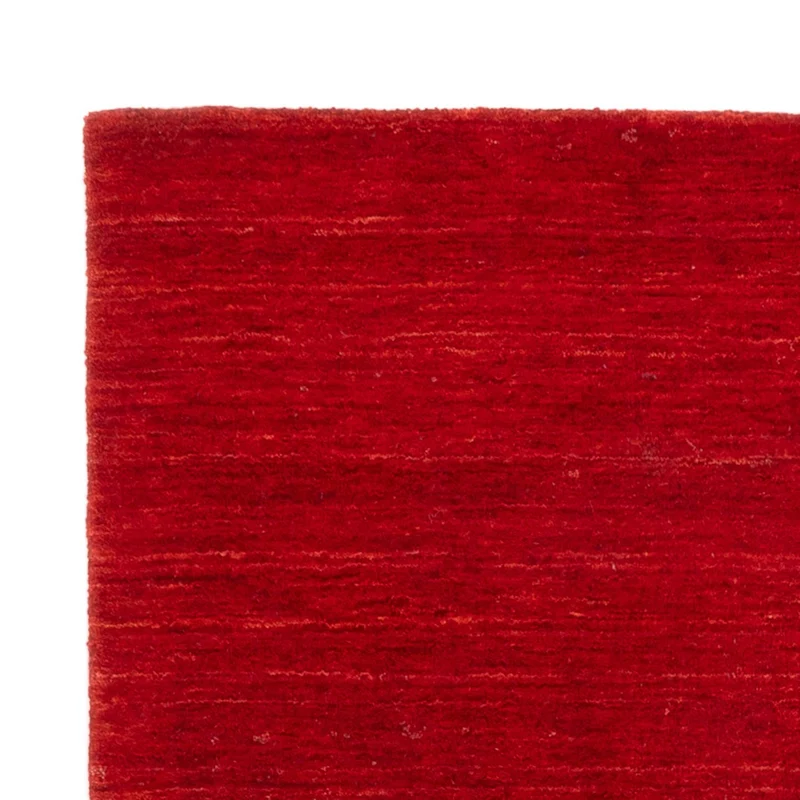 Gabbeh Teppich - Loribaft Softy - 100 x 150 cm - rot