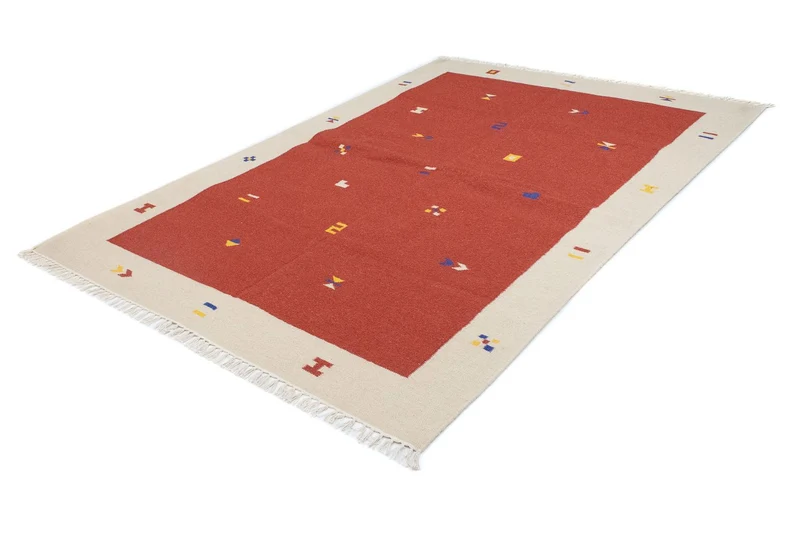 Kelim Teppich - Trendy 170 x 240 cm - rost