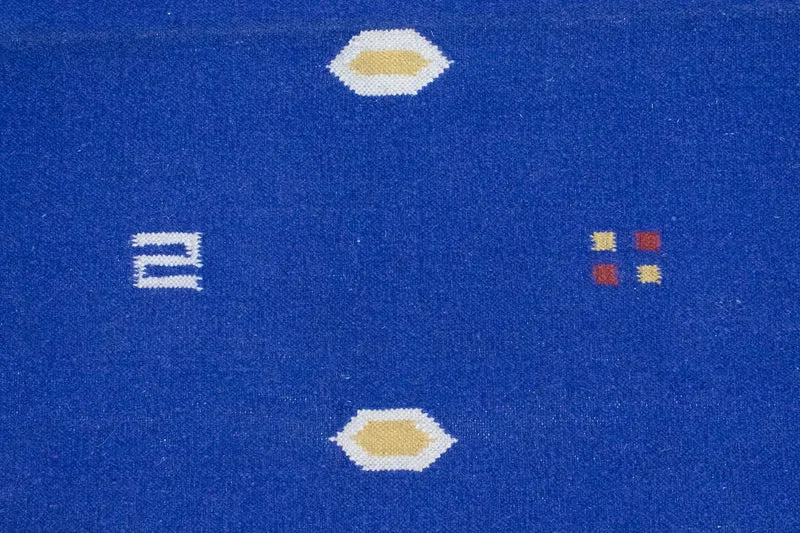 Kelim Teppich - Trendy 120 x 180 cm - blau