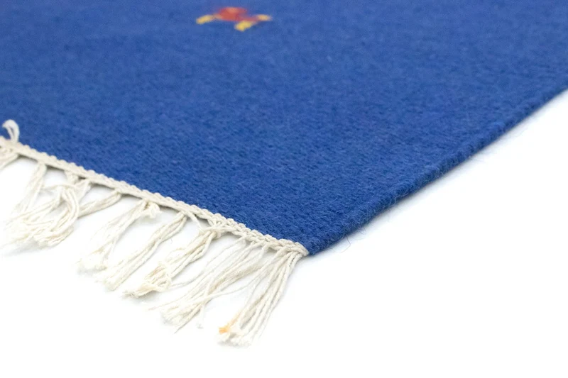 Kelim Teppich - Trendy 120 x 180 cm - blau
