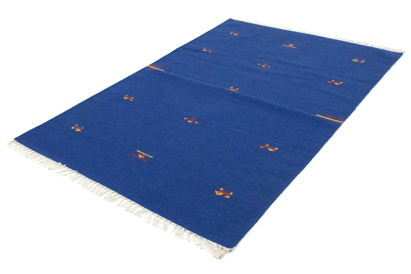 Kelim Teppich - Trendy 120 x 180 cm - blau