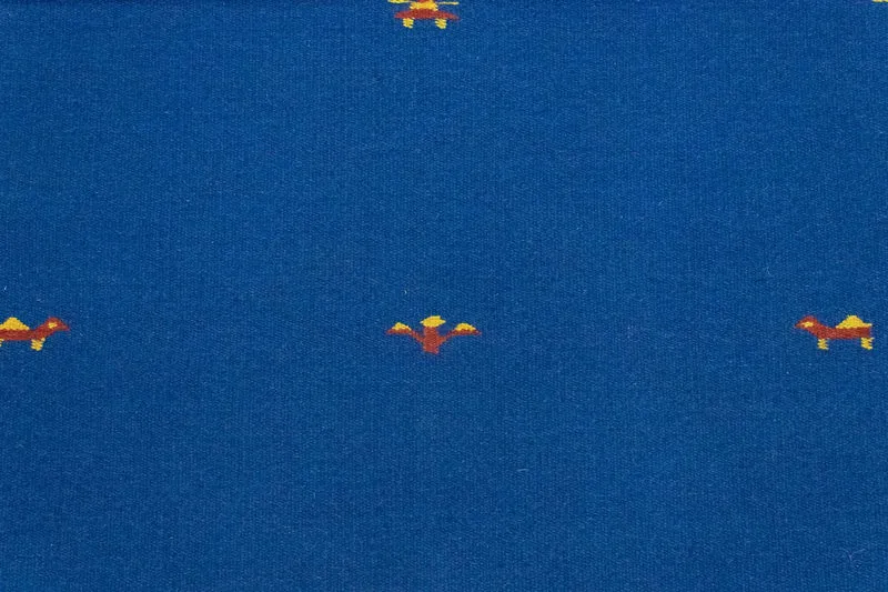 Kelim Teppich - Trendy 120 x 180 cm - blau