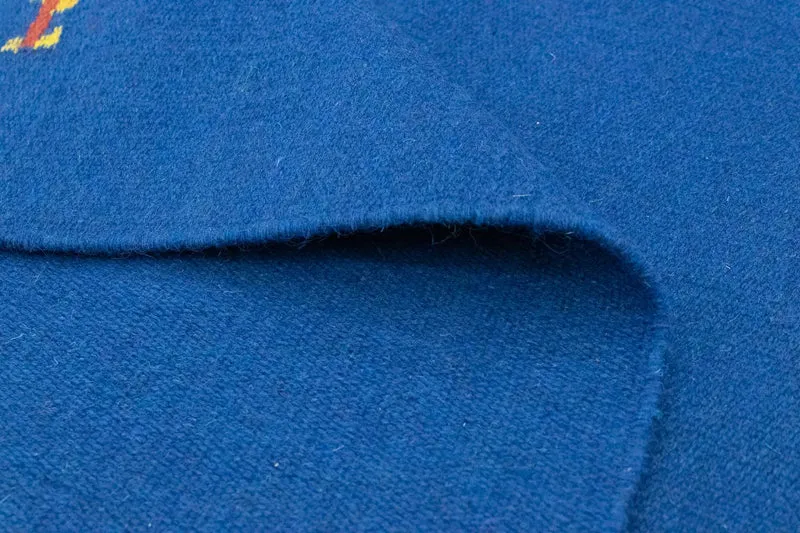 Kelim Teppich - Trendy 120 x 180 cm - blau
