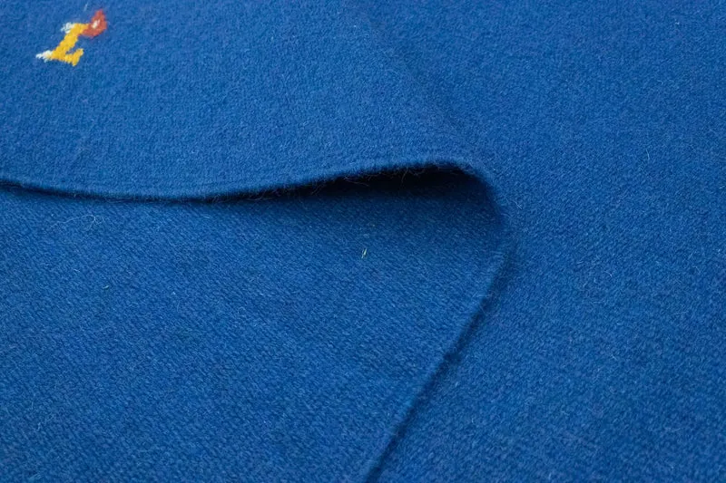 Kelim Teppich - Trendy 120 x 180 cm - blau