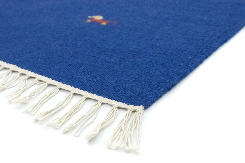 Kelim Teppich - Trendy 120 x 180 cm - blau