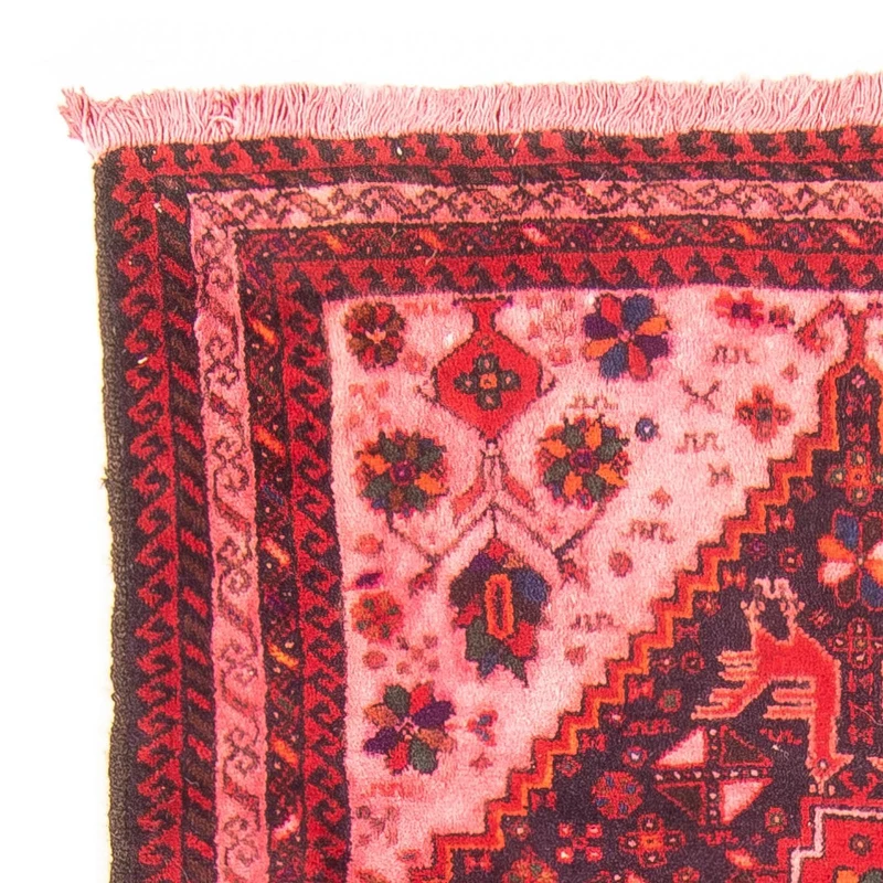 Orientteppich 100 x 197 cm - hellrot
