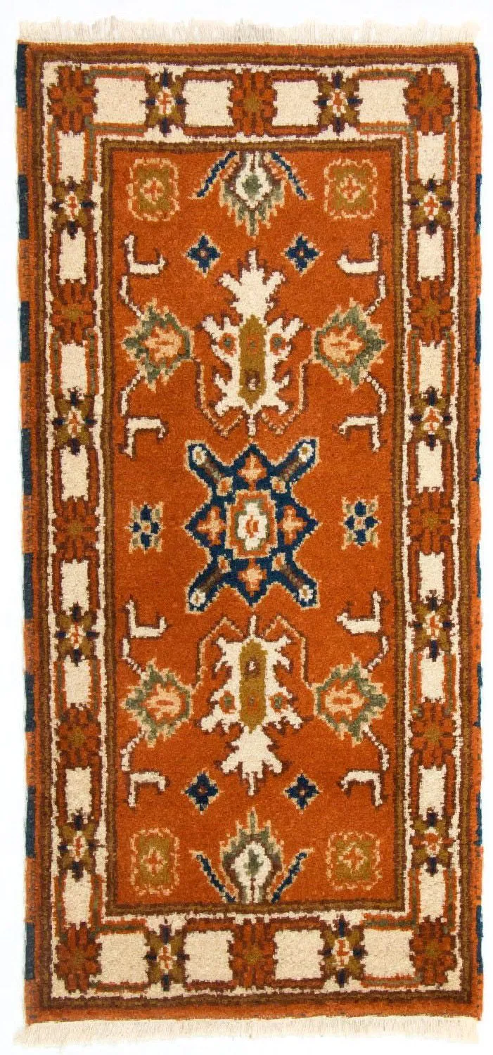 Orientteppich 62 x 126 cm - rost