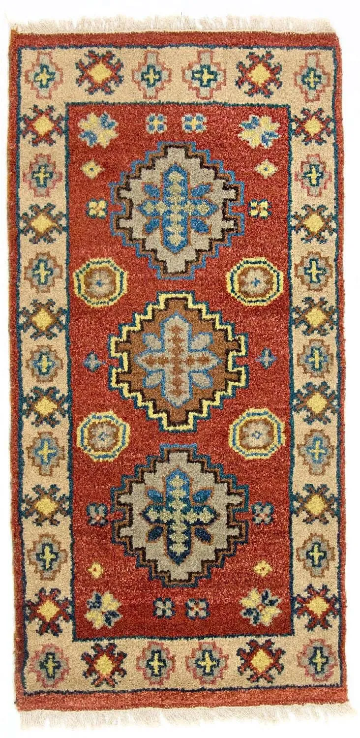 Orientteppich 63 x 124 cm - rot
