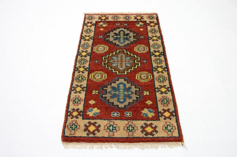 Orientteppich 63 x 124 cm - rot