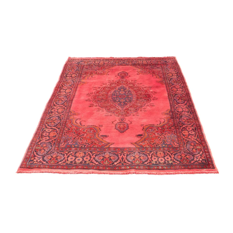 Orientteppich 126 x 197 cm - hellrot