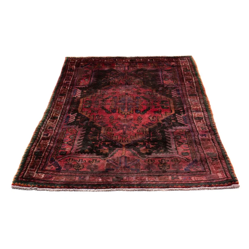 Orientteppich 115 x 175 cm - dunkelrot