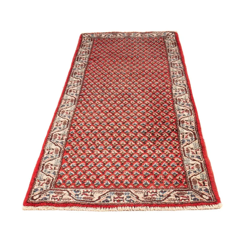 Perserteppich - Mir 77 x 203 cm - dunkelrot