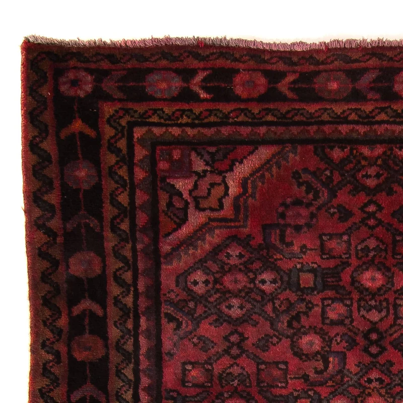 Orientteppich 98 x 160 cm - dunkelrot