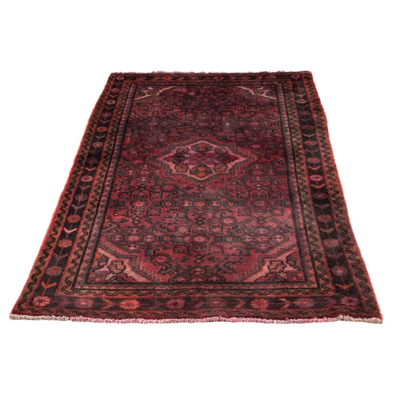 Orientteppich 98 x 160 cm - dunkelrot