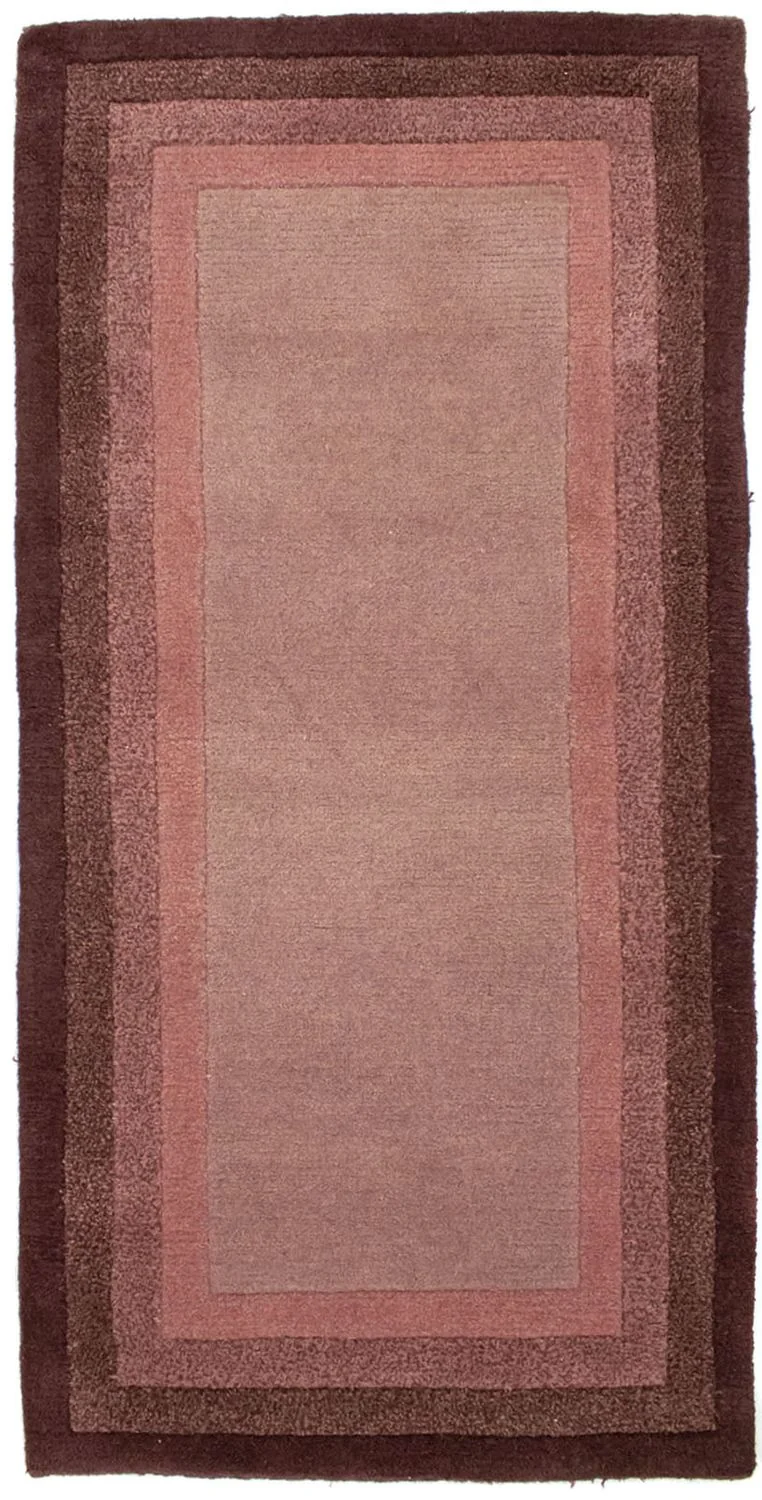 Nepal Teppich 70 x 140 cm - lila