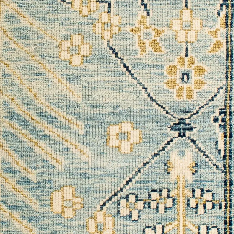 Ziegler Teppich - Modern 62 x 92 cm - hellblau