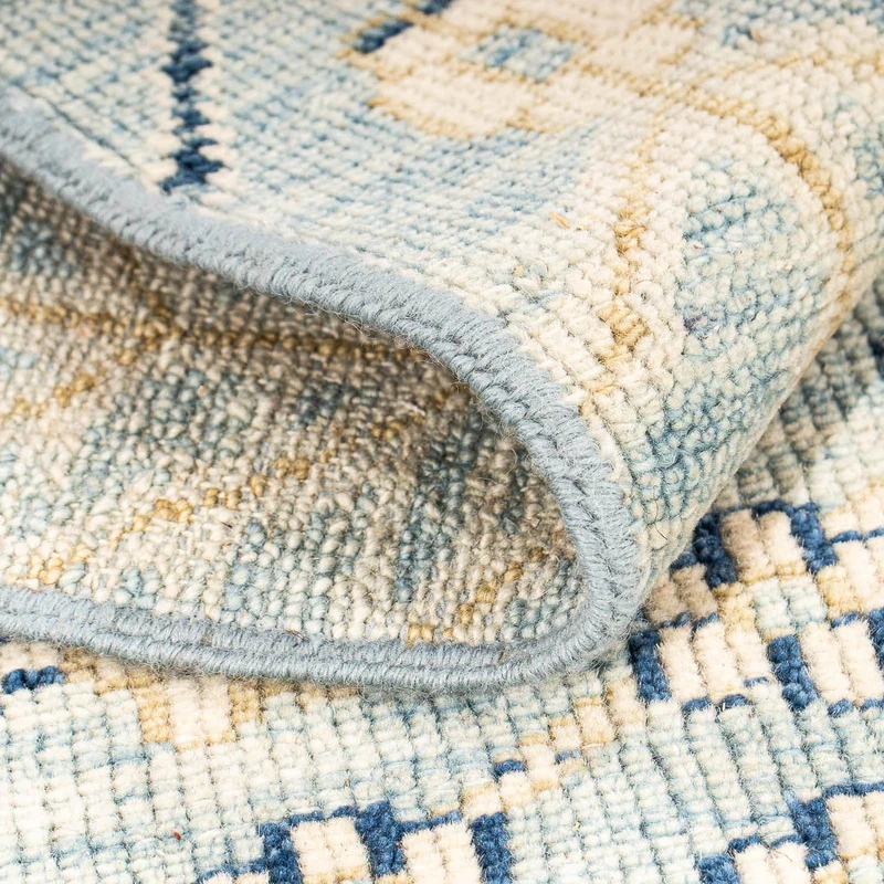 Ziegler Teppich - Modern 62 x 92 cm - hellblau