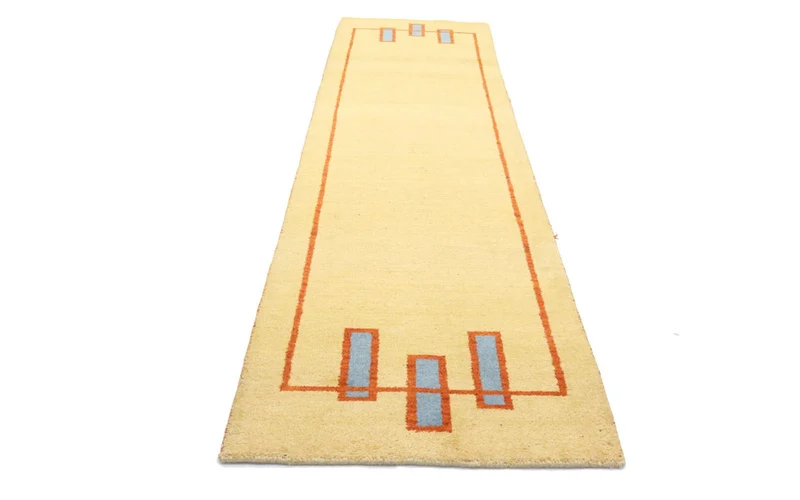 Gabbeh Teppich - Indus 80 x 294 cm - beige