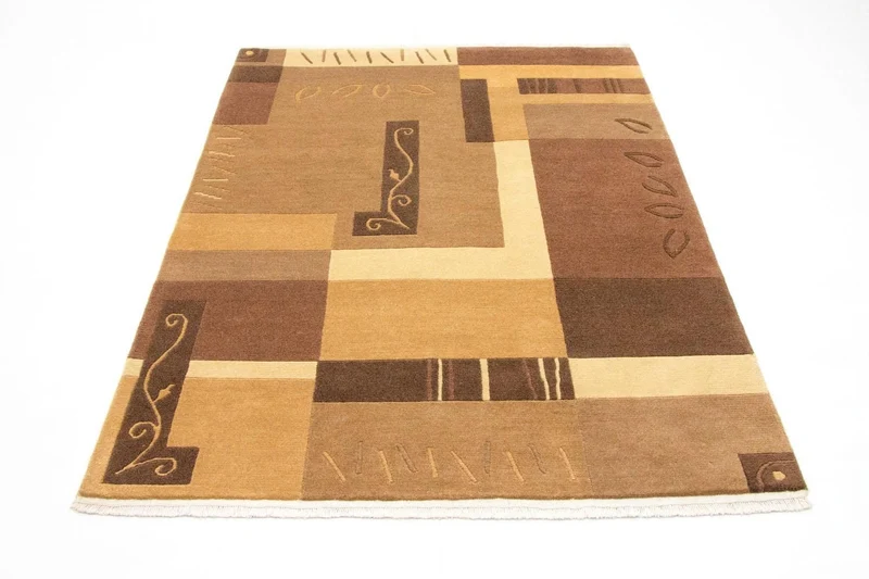 Nepal Teppich 121 x 184 cm - mehrfarbig