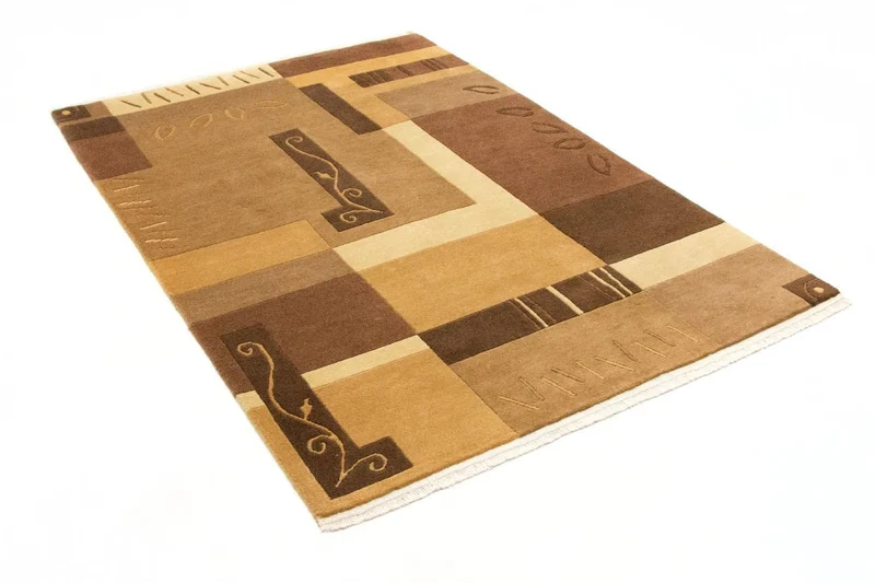 Nepal Teppich 121 x 184 cm - mehrfarbig