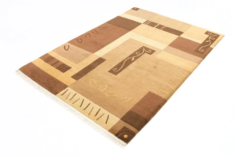 Nepal Teppich 121 x 184 cm - mehrfarbig