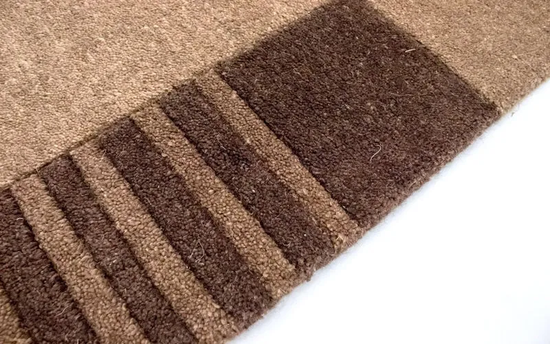 Nepal Teppich 120 x 177 cm - braun