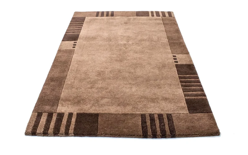 Nepal Teppich 120 x 177 cm - braun