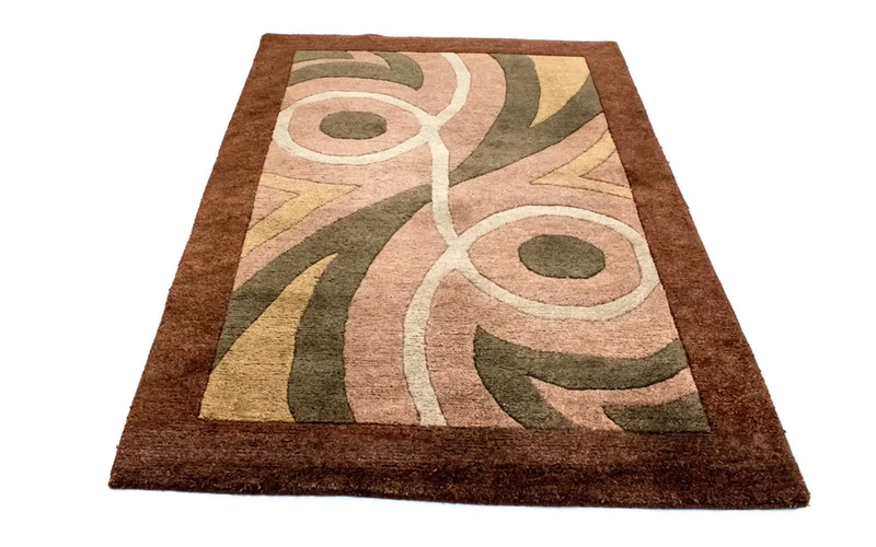 Nepal Teppich 119 x 178 cm - braun
