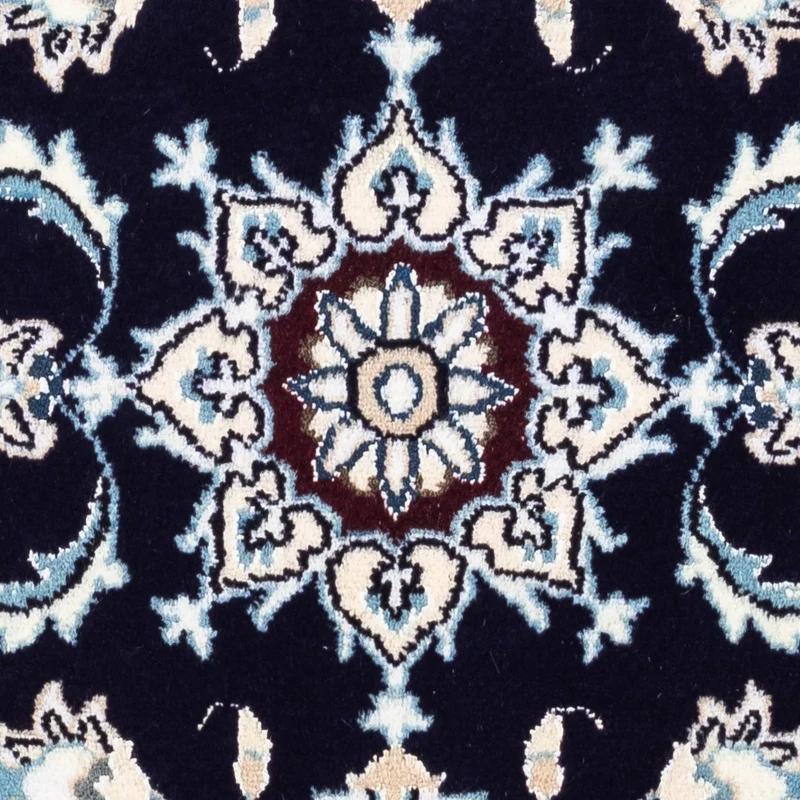 Perserteppich - Nain 66 x 135 cm - dunkelblau