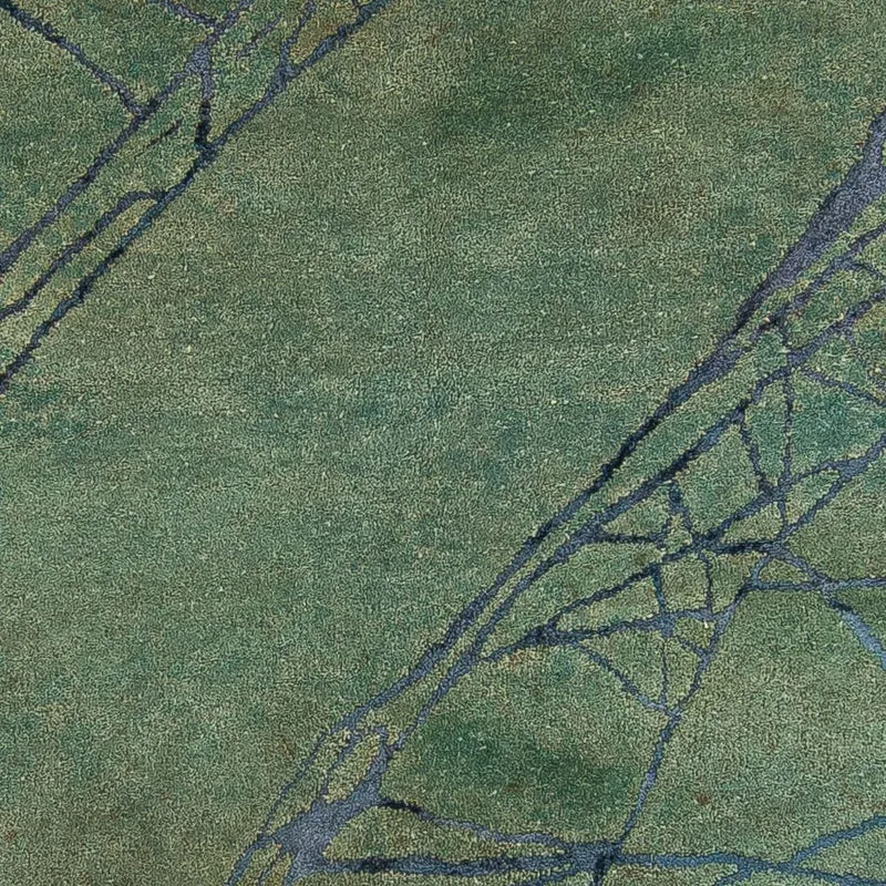 Wollteppich 147 x 247 cm Wohnzimmer Teppich