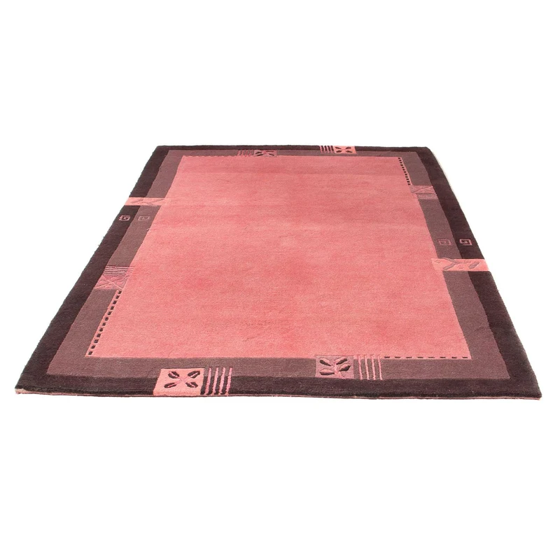 Wollteppich 160 x 225 cm Wohnzimmer Teppich