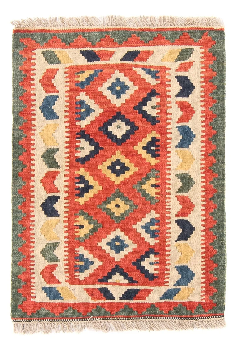 Kelim Teppich - Oriental - 66 x 97 cm - rot